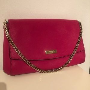 Kate Spade ♠️ Fuschia Pink Crossbody/Clutch